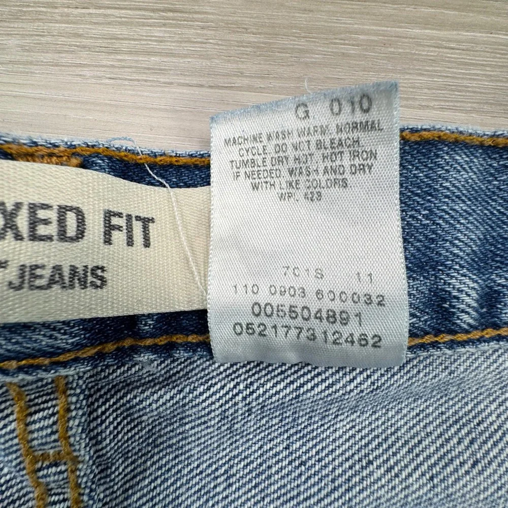 Vintage Y2K ‎ Levi's 550 Relaxed Fit Jeans Mens Blue Denim W36 L30